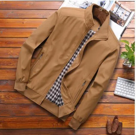 Xituodai Coat Men thin Section Spring fashion Slim Jackets Casual Coats 2022 Man Autumn Locomotive cotton Jacket Male Bomber Jac