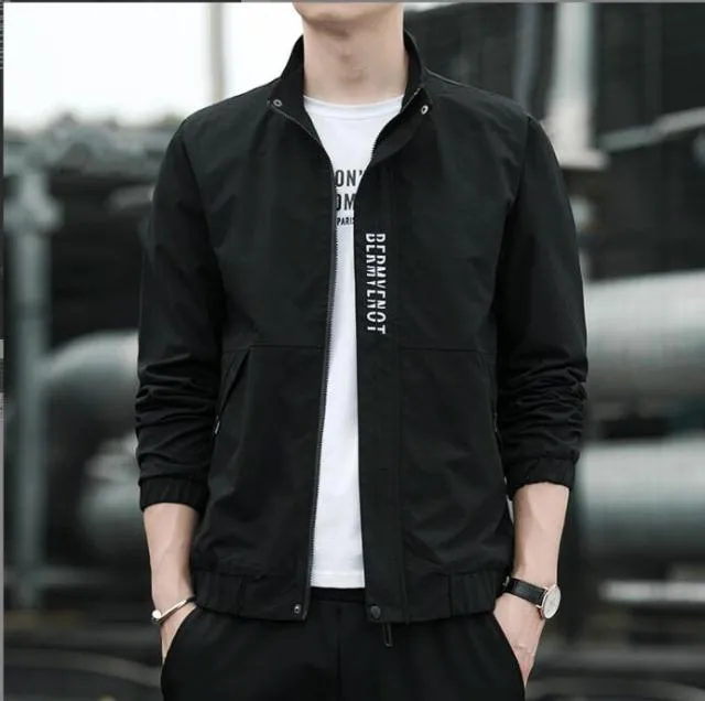 Xituodai Coat Men thin Section Spring fashion Slim Jackets Casual Coats 2022 Man Autumn Locomotive cotton Jacket Male Bomber Jac