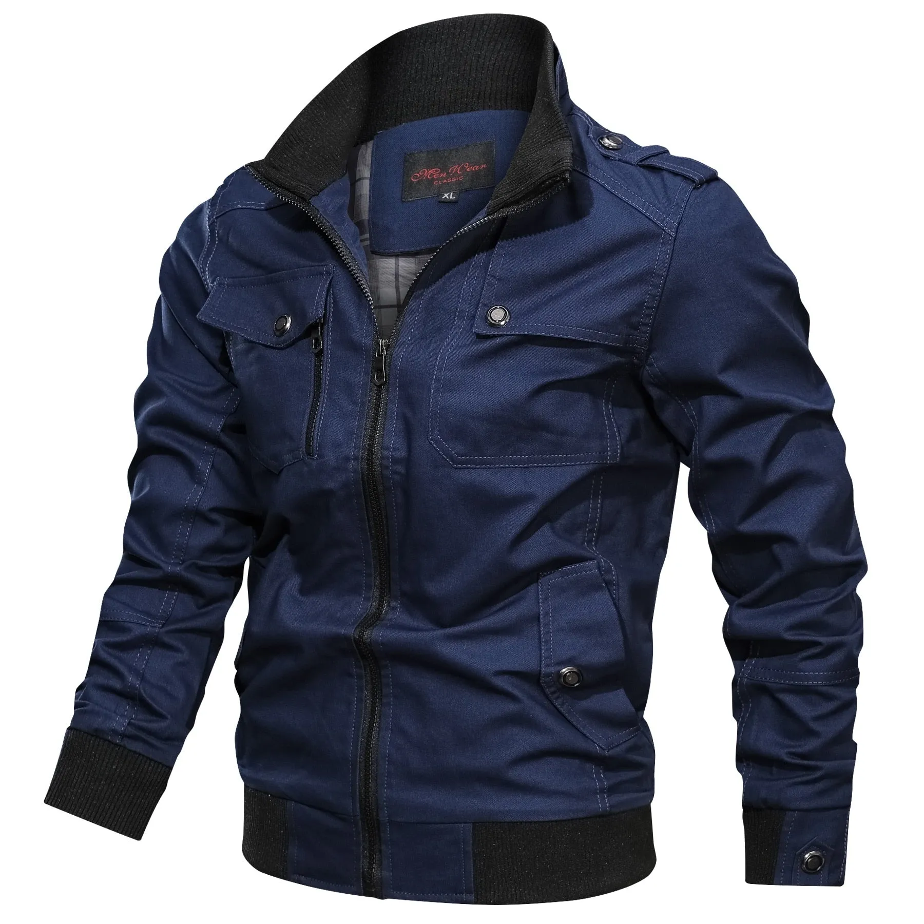 Xituodai Spring Autumn New Jacket Men Fashion Slim Bomber Windbreaker Jackets Coat Men's Clothing Tactics Military Casual Jacket